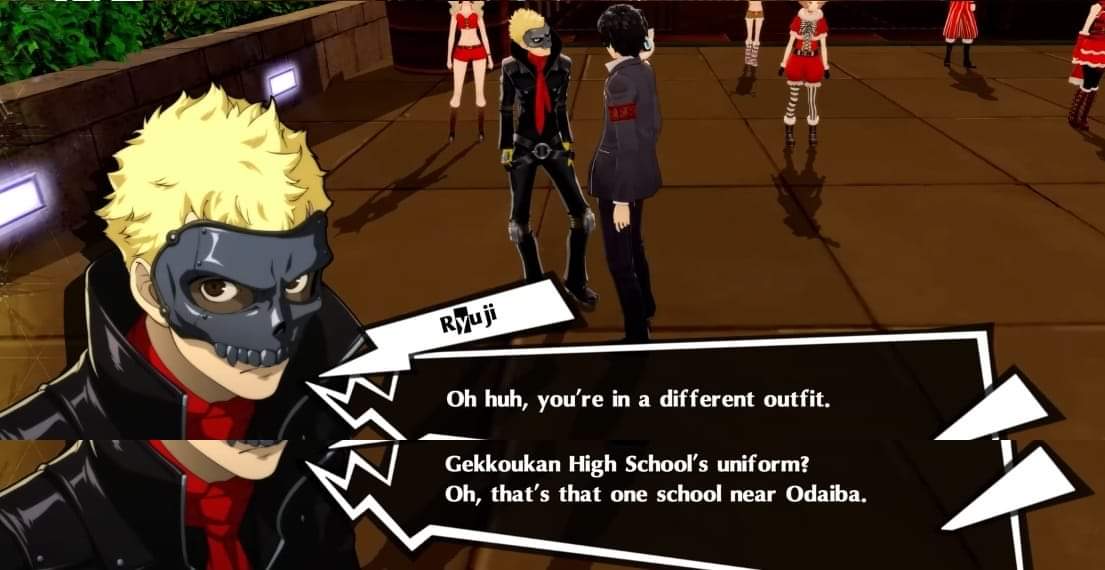 I absolutely love the theory going around that this was Ryuji 7