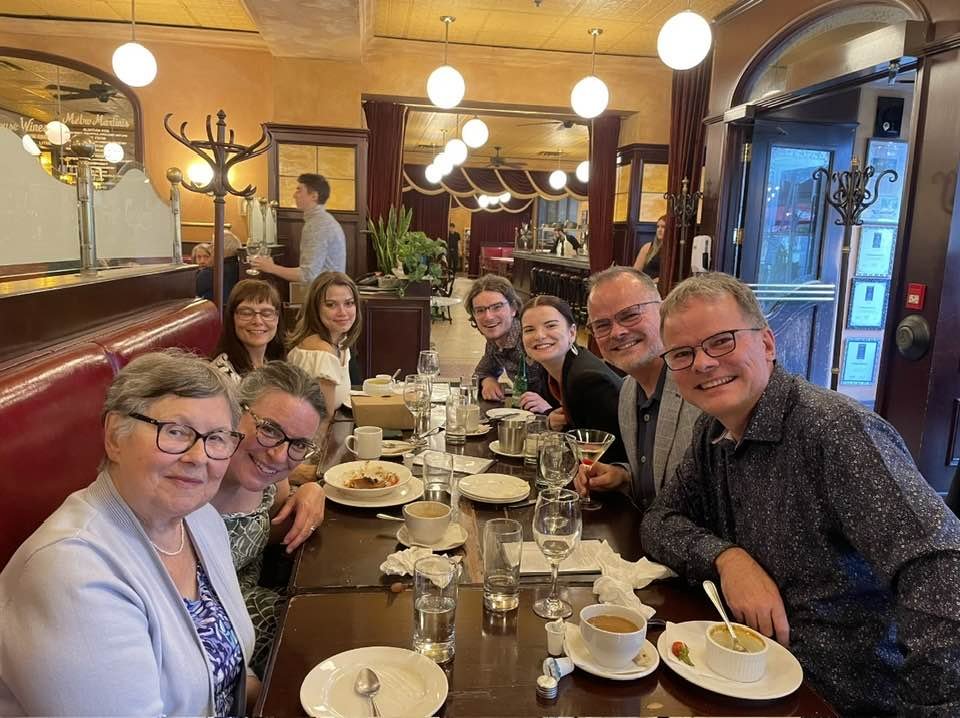 Grateful and proud of our daughter Sarah who graduated last week with high distinction in her Honours Journalism and Political Science degree at Carleton. Great to meet some of her journalism classmates, and visit with my mom, brother and family. <a href="/ESynodELCIC/">Eastern Synod-ELCIC</a>