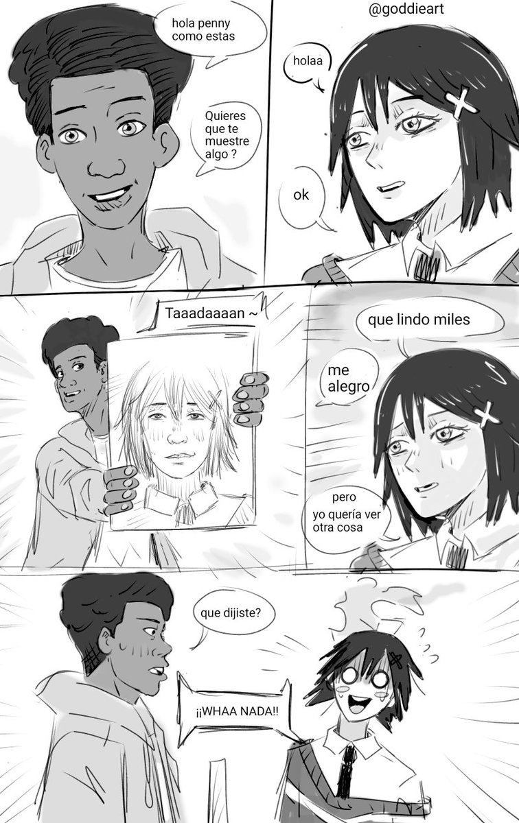 Goddieart99's tweet image. Ahí esta su penny x miles

#pennyparker #MilesMorales #SpiderManAcrossTheSpiderVerse #Spiderman