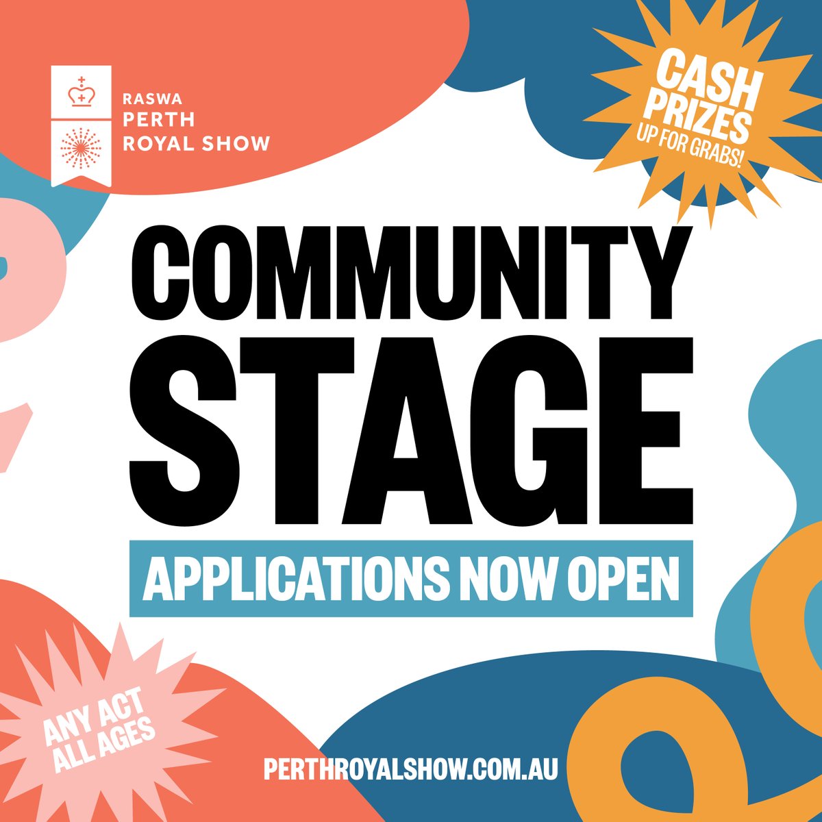 Are you a talented singer, acrobatic performer, groovy dancer, or skilled musician? 
The 2023 Perth Royal Show Community Stage is now taking applications for performances by the talented creatives of Perth. We welcome all applications 🙌

👉 Find out more: perthroyalshow.com.au