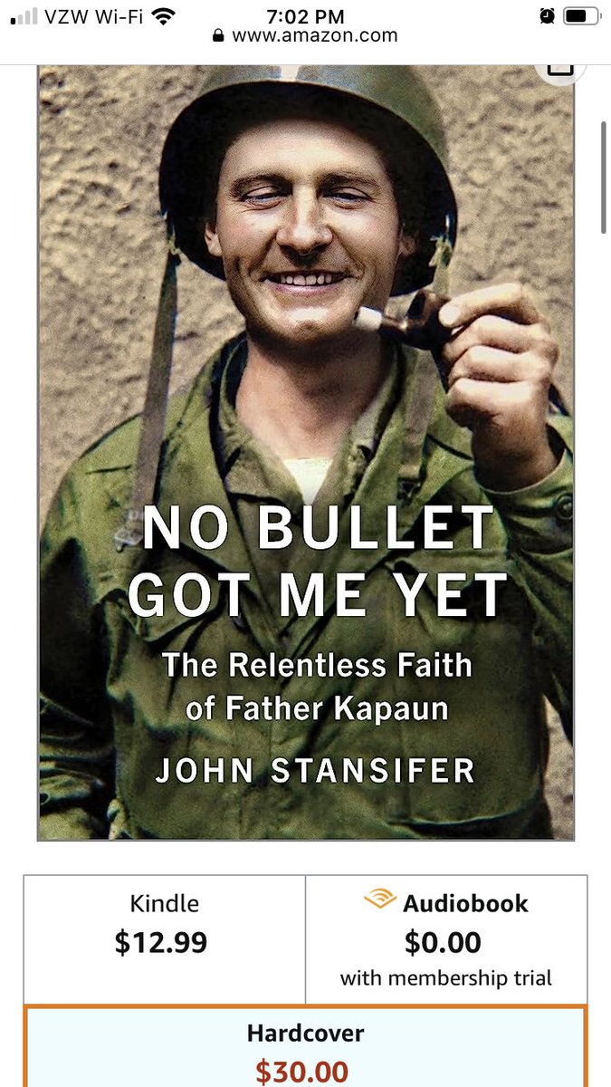 Proud of my friend <a href="/JohnStansifer51/">John Stansifer</a> for writing and sharing the amazing story of Fr. Emil Kapaun

I remember when he received the Medal of Honor. The whole high school watched it live.
