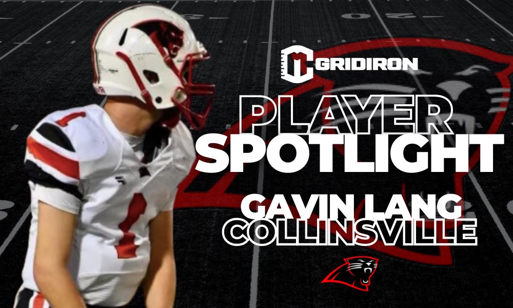 CM_gridiron's tweet photo. PLAYER SPOTLIGHT:

Follow the link to see the bio for Collinsville Panthers’ Gavin Lang.

https://t.co/xllfx03x47 https://t.co/GmR27YuCOc