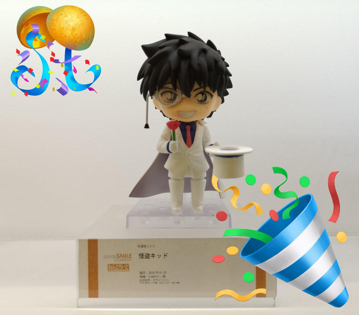 名探偵コナン　ねんどろいど　怪盗キッド AmiAmi [Character & Hobby Shop] | Nendoroid Detective Conan Kid