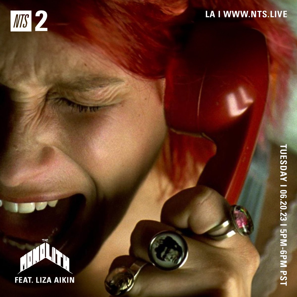 Live on @NTSlive till 6pm pst with guest Liza Aikin! nts.live Channel 2