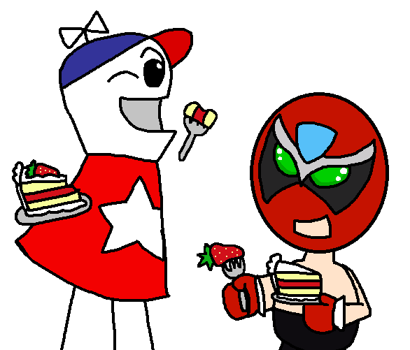 I decided to draw Homestar and Strong Bad having some time together, and enjoying some cake together!🍰
I really hope they get along more often!💗
#HomestarRunner #homestar #homestar_runner #strongbad #strong_bad

I bet @StrongBadActual will like this!⭐️