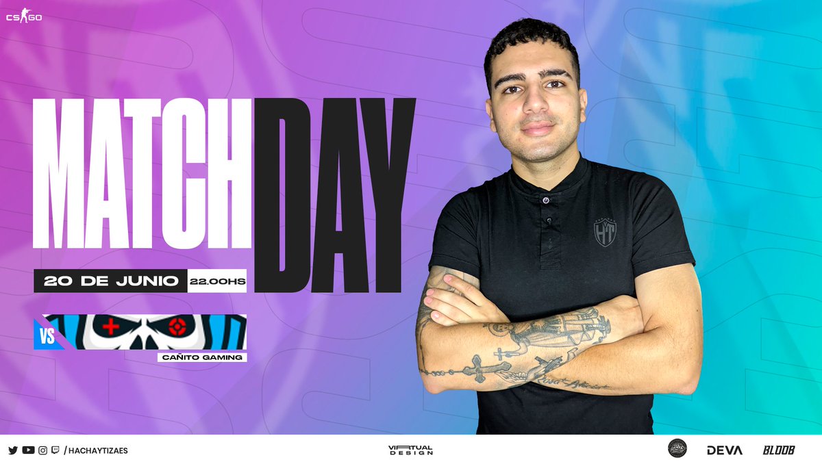 🔵 MATCHDAY || #CSGO ⚪

JUEGA HACHA 🔥

Hoy a las 22hs 🇦🇷 estaremos disputando la fase de grupos de #CGSeries <a href="/CGaming_LatAm/">Community Gaming LatAm</a>

🆚 #CañitoGaming
🕙 22:00hs 🇦🇷
📺 twitch.tv/hachaytizaes
🎤 <a href="/FabriPanozzo/">Fabri Panozzo</a> - @FeMM_pg

#VamosHacha 🐺