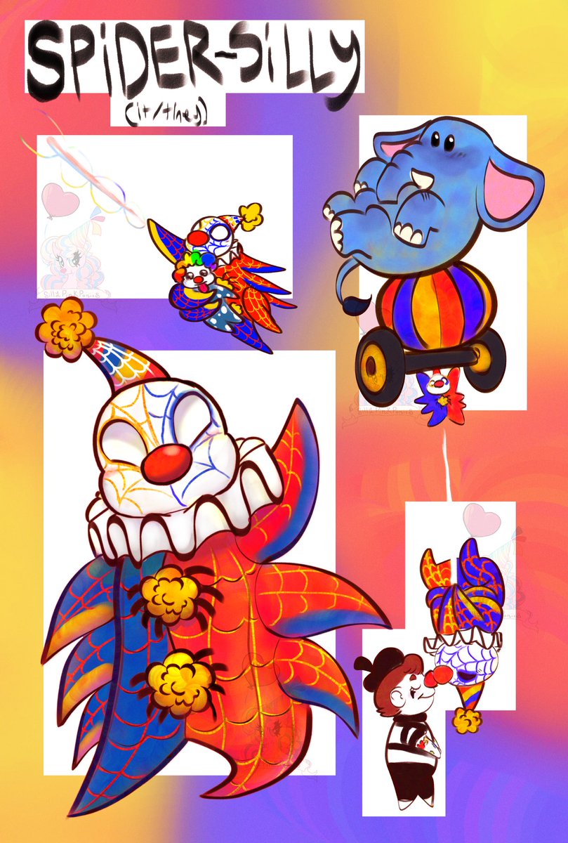 SillyPinkPonies's tweet photo. Spider Silly ! #Spiderman  #SpiderVerse #spidersona #spidersonaart #Clown #Clowncore https://t.co/8IZ9sg5a9Q