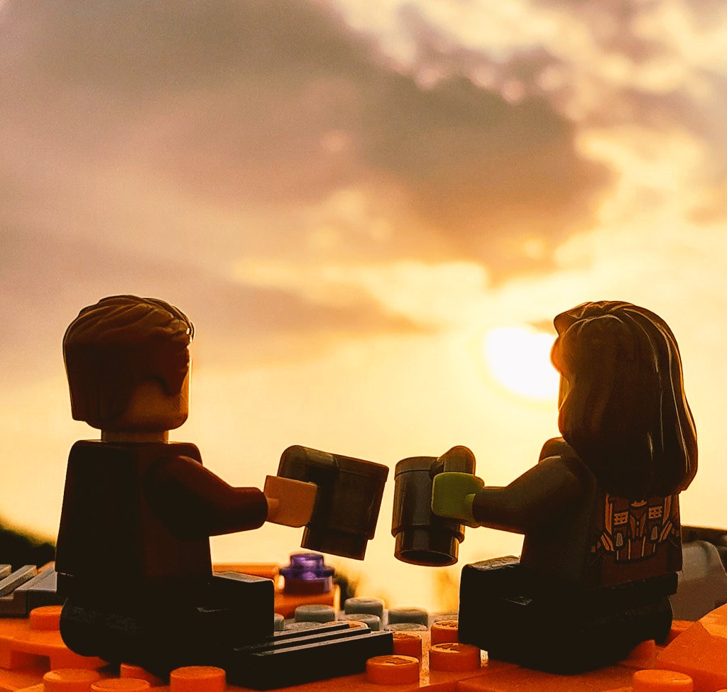 'I bet we were fun.' 
#LEGO #StarLord #Gamora