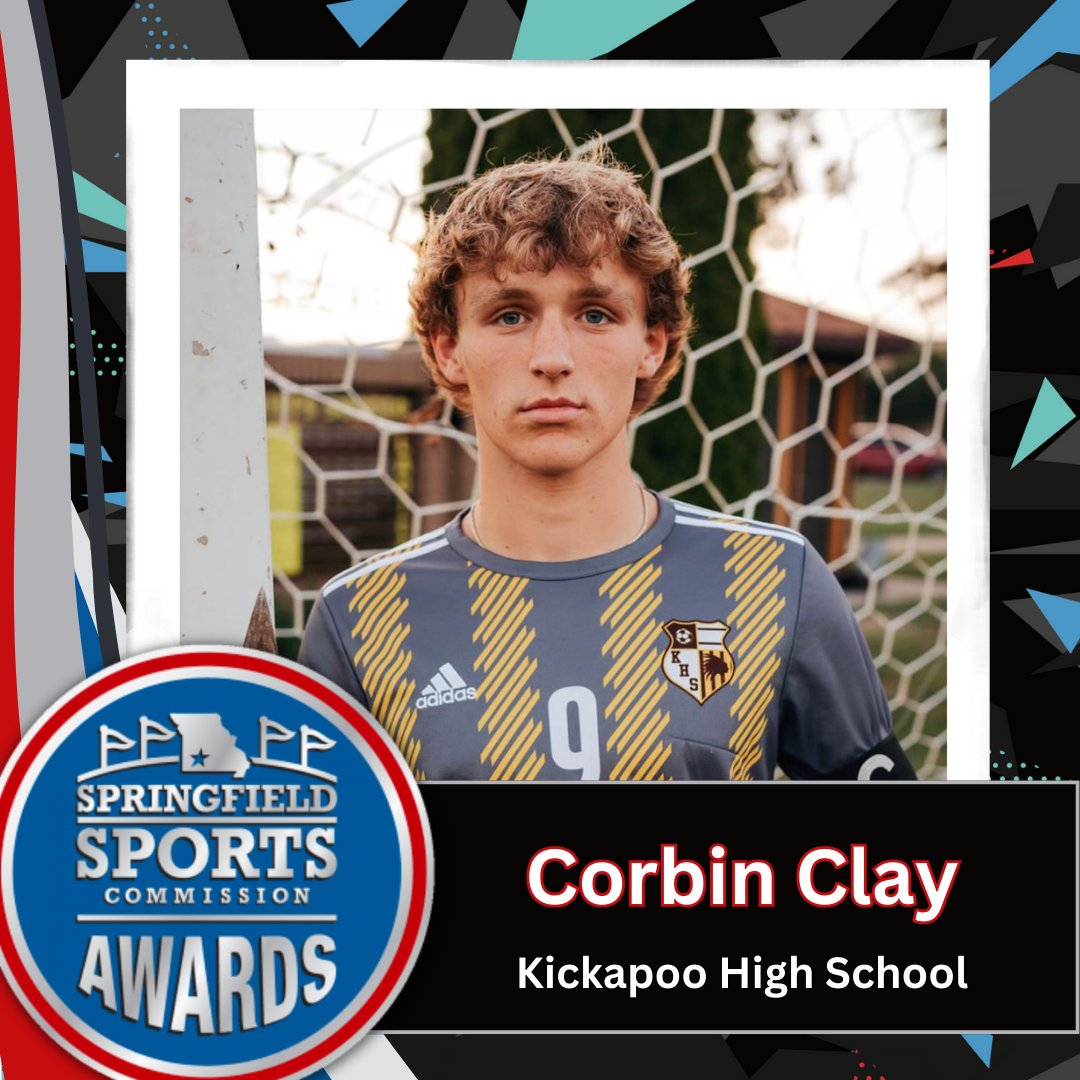 The winner of Boys Soccer Player of the Year is...
<a href="/CorbinClay15/">Corbin Clay</a> 

<a href="/KickapooChiefs/">KickapooHighSchool</a> <a href="/KickapooSoccer/">Kickapoo Soccer</a>