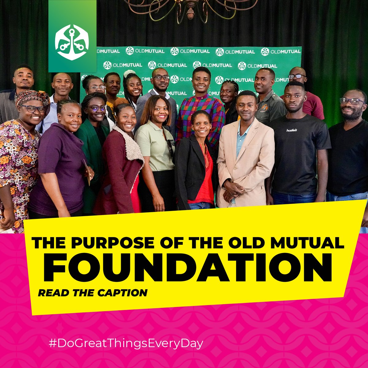 The Old Mutual Foundation's mission is crystal clear. We aim to unleash the power of financial freedom and community magic. 
#OldMutualFoundation #FinancialFreedom #CommunityMagic #MakeWaves