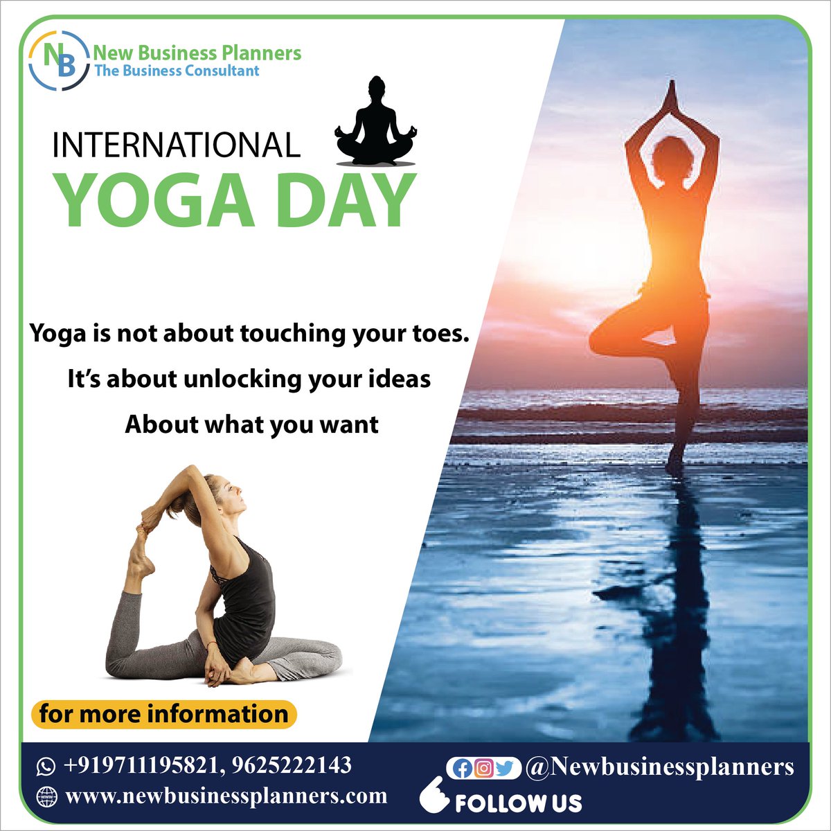Happy International Yoga Day!
.
.
.
.
#newbusinessplanner #yogaday #yogaeverywhere #YogaLove #mindfulnessmatter #wellnessjourney #selfcaresunday #businessgrowth #workplacesafety #performancemanagement #traininganddevelopment #hrcompliance #WorkplaceSuccess #BusinessGrowth