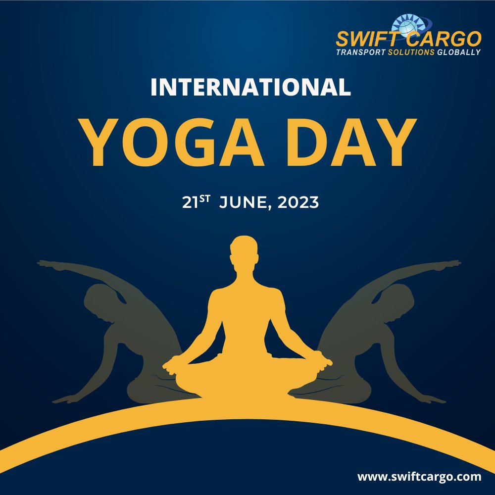 Swift Cargo wishes you all Happy International Yoga Day!!! 

#swift #projectcargo #logistics #freightforwarding #freightforwarders #shippers #containershipping #transportation #supplychain #aircargo #aircargologistics #yoga #yogaday #yogaday2023