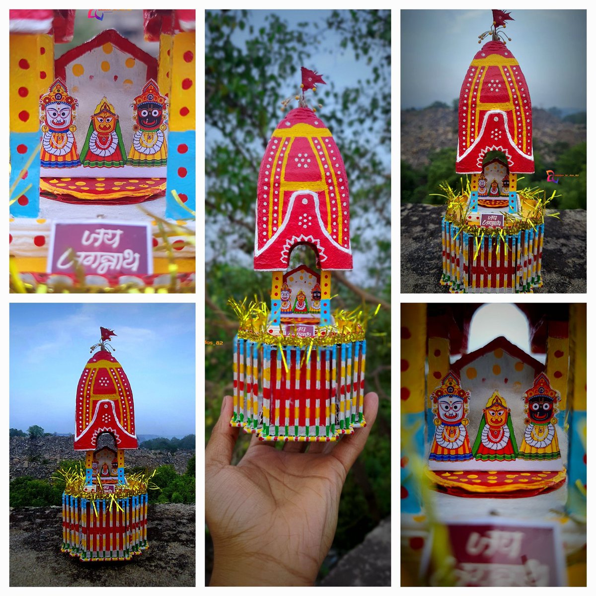 Jai Jagannath 🙏🏻🚩

#RathYatra2023 #art #crafts #JaiJagannath #PuriRathYatra2023