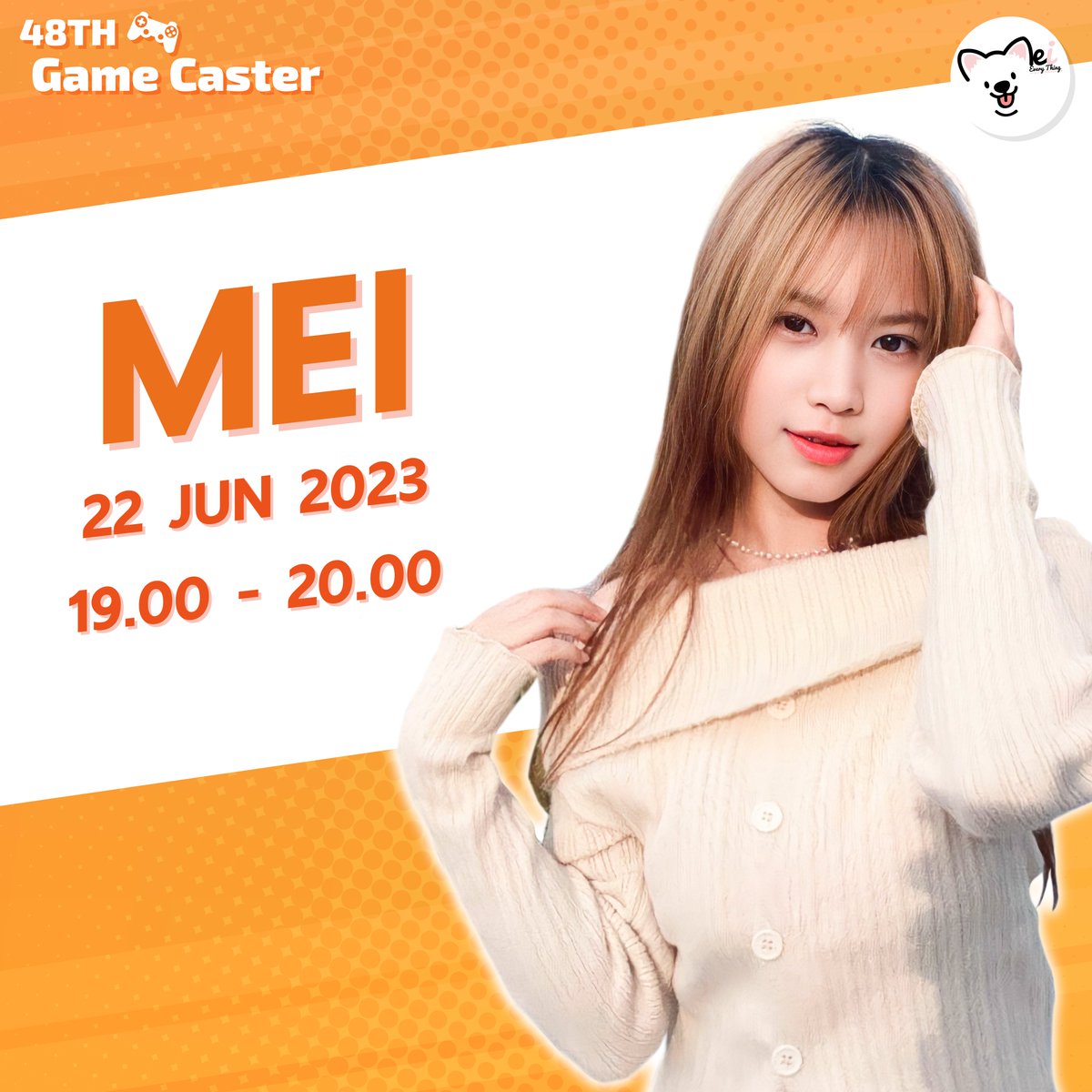 รอบนี้เวลาน้อย แต่สู้ไม่ถอยค่าาาาา
รีบมาดูกันน้าาาาาา

📌 22 Jun 2023
⏰️ 19:00 - 20:00 น.
ร่วมเชียร์พร้อมติดแทกเป็นกำลังใจได้ที่
#.Meieieiza

สามารถชมได้ที่ FB : 48TH Game Caster 🎮

#MeiCGM48 #CGM48
#MeiEveryThing
#48THGameCaster