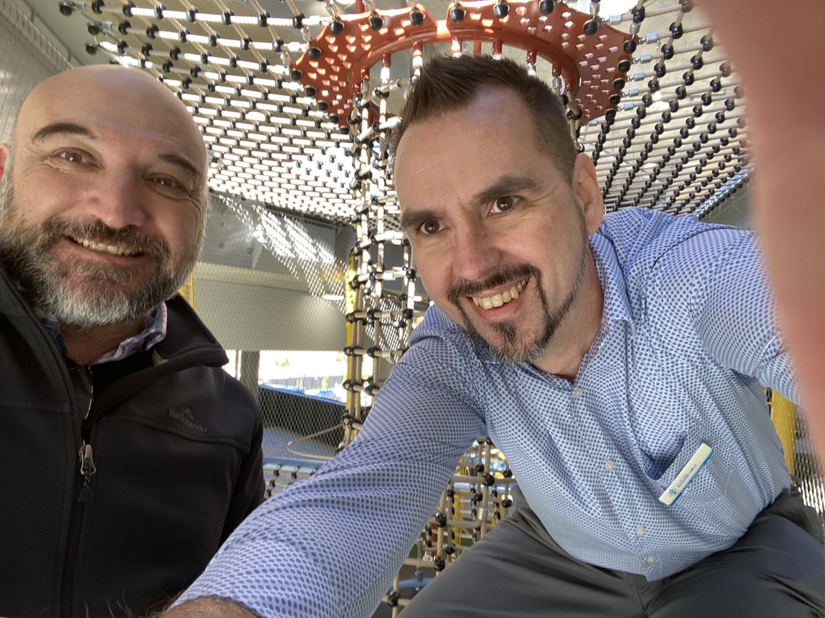 A huge thanks to Mark, Chris &amp; the entire team <a href="/SantaSophiaCC/">Santa Sophia Catholic College</a> for hosting the #CNA reps &amp; our DIAL team at your school today. It was fantastic to see &amp; hear about all the amazing work happening. We really loved having a go on the rope climb instead of the stairs too! #MN_DIAL