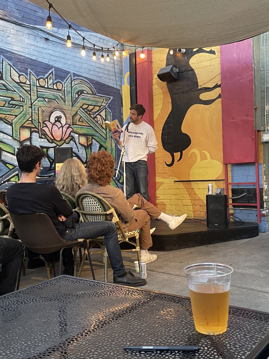 CurrantJam_pub's tweet photo. Congrats to CJ Issue No. 2 contributor @mbinder711 on his LA reading for Pure Cosmos Club 💜 we can’t wait to read it and snag our limited edition cat-pack! Don’t know what we’re talking about? Read the fucking book! https://t.co/VqPlhtWSdK