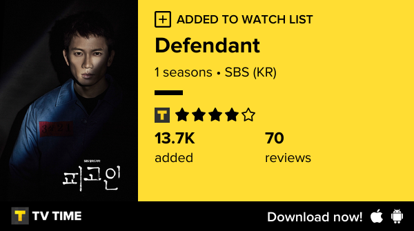 Delicarius's tweet photo. I've just started following Defendant https://t.co/sTtvmcIuCr #tvtime https://t.co/HlIm9A46Xa
