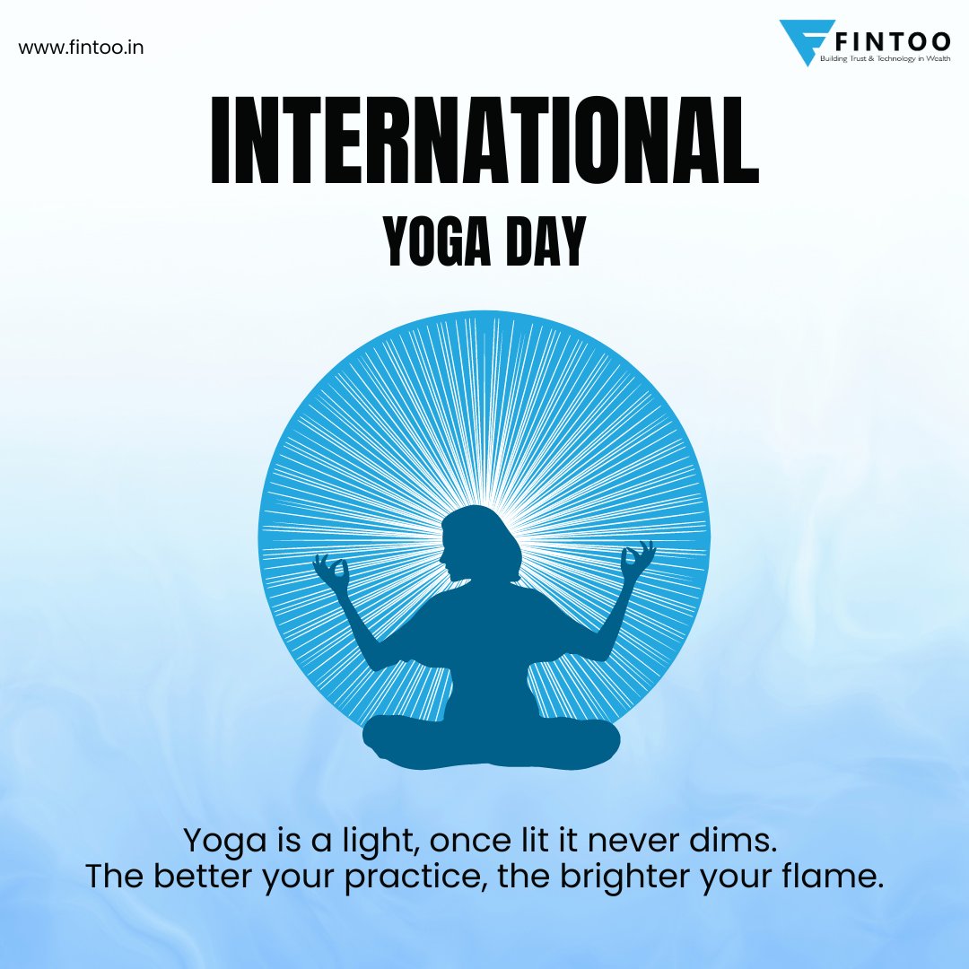 Yoga is a timeless light that illuminates our journey!🧘
Today, on the occasion of International Yoga Day, let's embrace the transformative power of this ancient practice.

#InternationalYogaDay #Fintoo #YogaDay #YogaForHealth #YogaEveryDay #YogaLife #YogaLove #YogaInspiration