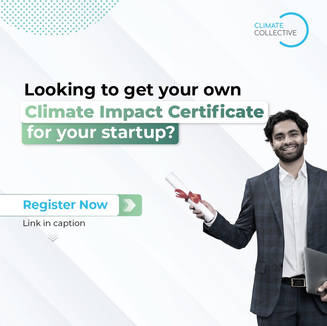 CCollectiveNet's tweet photo. Interested in getting your own certificate, register here:  https://t.co/dJimP7o1g3

#climateimpact #entrepreneurship #climatetech #startups #cleantech https://t.co/RW8WCRjj0M