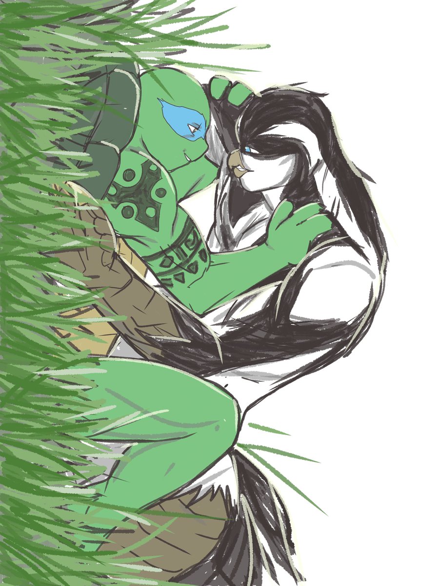 Minos336's tweet photo. Future Dad Leo and Auntie Koya 🦅❤️🐢
#leoya #Koya #koyatmnt #Leo #LeoHamato #Leotmnt #Leonardotmnt #alternativefuture #Sketch #IbisPaintx https://t.co/K0nn01uBbp