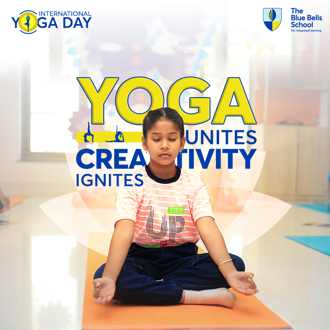 At #TheBlueBellsSchool, education extends beyond the classroom walls. And what better way to nurture young minds and bodies than #yoga?
This #InternationalYogaDay , let's prioritize physical & mental well-being by instilling flexibility, and resilience from an early age.