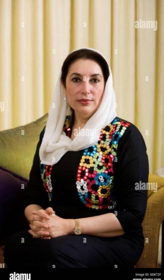 Benazir  Bhutto. One of the most charismatic leaders of Pakistan. An iconic figure. #70thBirthday