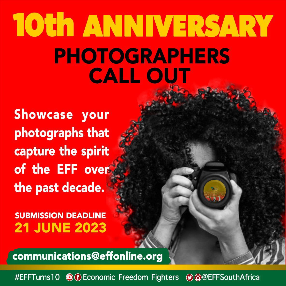 Dear Fighters and Commissars, please share your captured moments of the EFF in the past ten years. #EFFTurns10