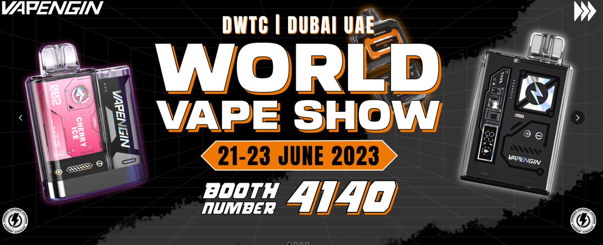 See you in Dubai vape expro～
Call me：+86 18073684752
#worldvapeshow #Dubaivapeshow #Dubaivapeexpro