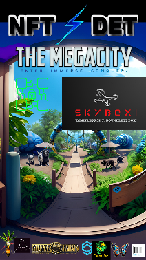 SkyboxiNFT's tweet photo. π Ignite your imagination with the Official Skybox of @NFT_DET in @The_Megacity. Dive into a virtual universe like no other. Secure your exclusive @SkyboxI on Opensea and make a statement in the digital world! #SkyboxI #NFTs #TheMegacity https://t.co/G5JmJpZ6ft