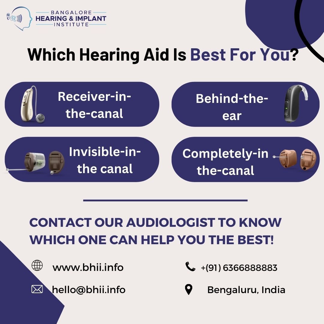 Not sure which Hearing Aid is best for you?
Book a consultation with our audiologists to know more!
Visit us at Koramangala, Bangalore!
Call: +91 63668 88883
#hearingaids #audiologist #bangalorehearingandimplantinstitute #bhii #koramangala #bangalore #hearingsolutions