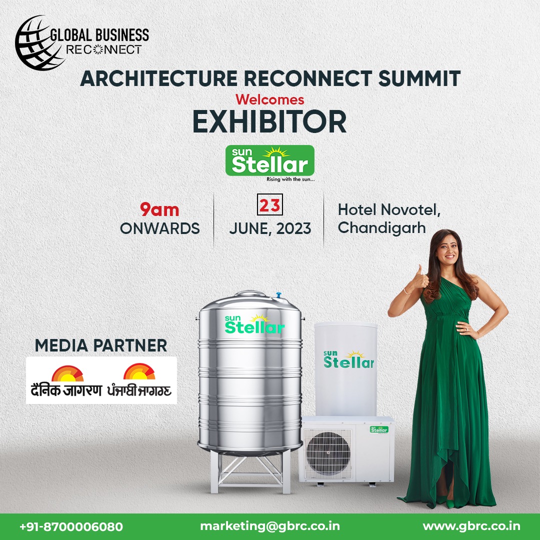 We Welcome Sun Stellar as the Exhibitor in our Architecture Reconnect Summit on 23rd June, 2023 at Novotel, Chandigarh.

Stay tuned for more....

#architecturereconnectsummit #ars #gbrc #globalbusinessreconnect #b2bconference #wowawards #awardceremony #exhibition #networking
