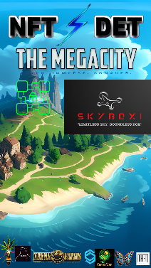 SkyboxiNFT's tweet photo. π Prepare for liftoff! We're the Official Skybox of @NFT_DET in @The_Megacity. Experience the thrill of a limitless digital journey. Secure your own @SkyboxI on Opensea and be part of the next-level metaverse adventure! #Skybox #NFTs #TheMegacity https://t.co/MP1aQ2yNiI