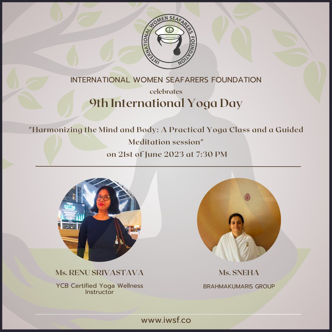 🌟 Celebrate the 9th International Yoga Day with IWSF! 🧘‍♀️✨

Tune in with us today at 7:30 p.m. IST for an incredible online yoga session and guided meditation. Unwind and rejuvenate with us. 

Join our session by clicking the link below:
lnkd.in/dV9fVUra