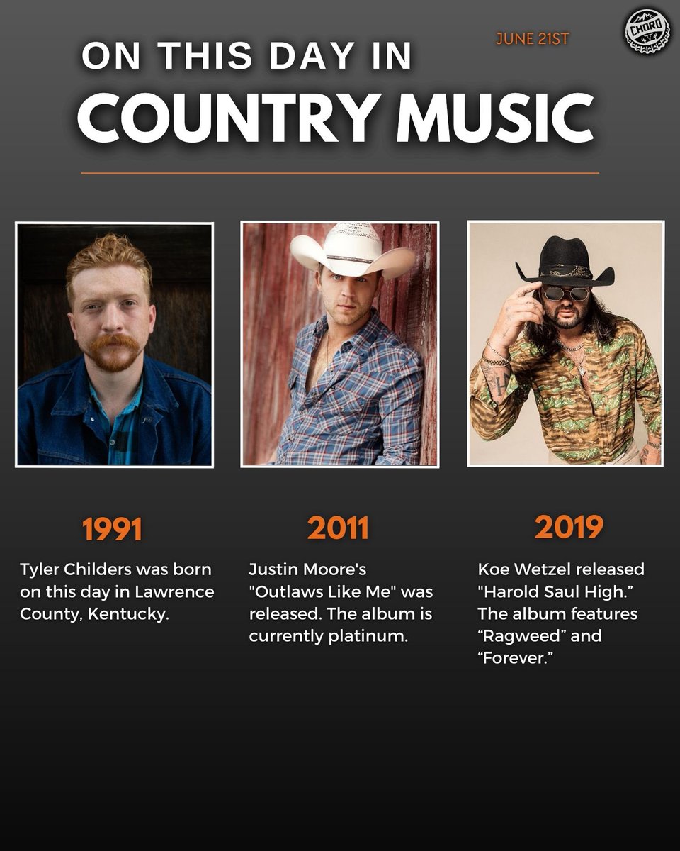 Today in Country music.

#tylerchilders #justinmoore #koewetzel