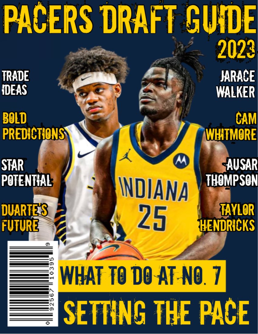 AlexGoldenNBA's tweet photo. 🔥#Pacers Draft Guide 2023🔥

🔈 https://t.co/9E4wQ3QMUi

@_Facci and I give you 90-minutes of Pacers Draft Coverage: 

Trade ideas to:
•move up in the draft
•move down in the draft
•add another lottery pick
•consolidate & move up

Players we like with our draft picks…
7, 26, 29, 32 and 55

Bold Predictions for this class…

Potential All-Stars in the class…

Least favorite fits for this team…