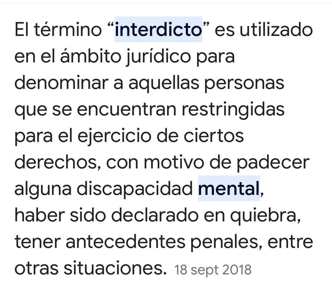 apostoladopp's tweet photo. 1/4
Ámbito jurídico:

#Interdicto #DEMENCIA #Colombia #Sociopatía #SaludMental https://t.co/MQ6eOXFg1E