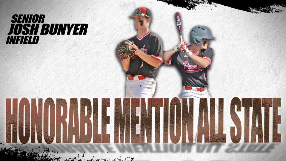 PKEBaseball's tweet photo. Congratulations to Josh Bunyer on being selected Honorable Mention All-State! https://t.co/48jg7uhbAl