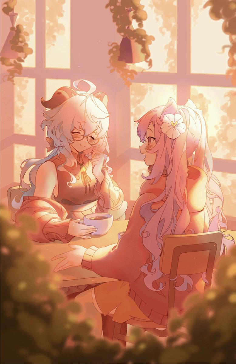 My piece for <a href="/ganyuzine/">Trail of the Qilin | Project complete !</a> 🌸✨#ganyu #GenshinImpact #keqing