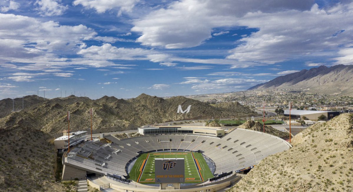 Pond Time on Twitter "University of Texas, El Paso football field