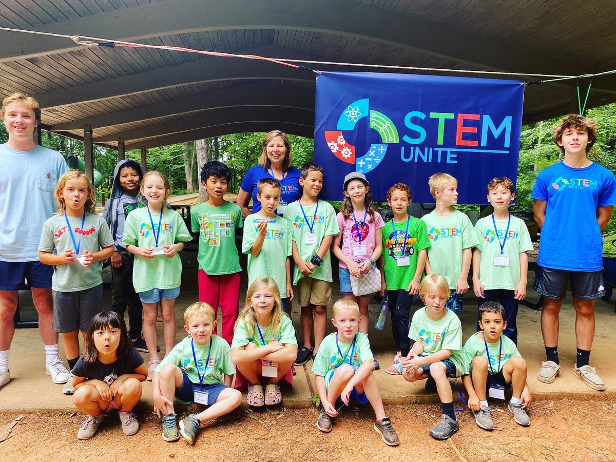 Great week of STEM Unite Camp at Windwood Hollow Park