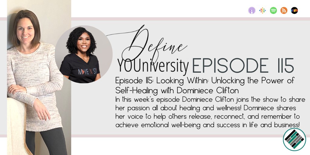 ltitus828's tweet image. episode 115 is out and it's one YOU don't want to miss!

It's time to unlock the power of self-healing and as Dominiece shares, the power is within YOU and it's time to let your unique gifts shine!

take a listen here bit.ly/46c51fb!

#defineYOU