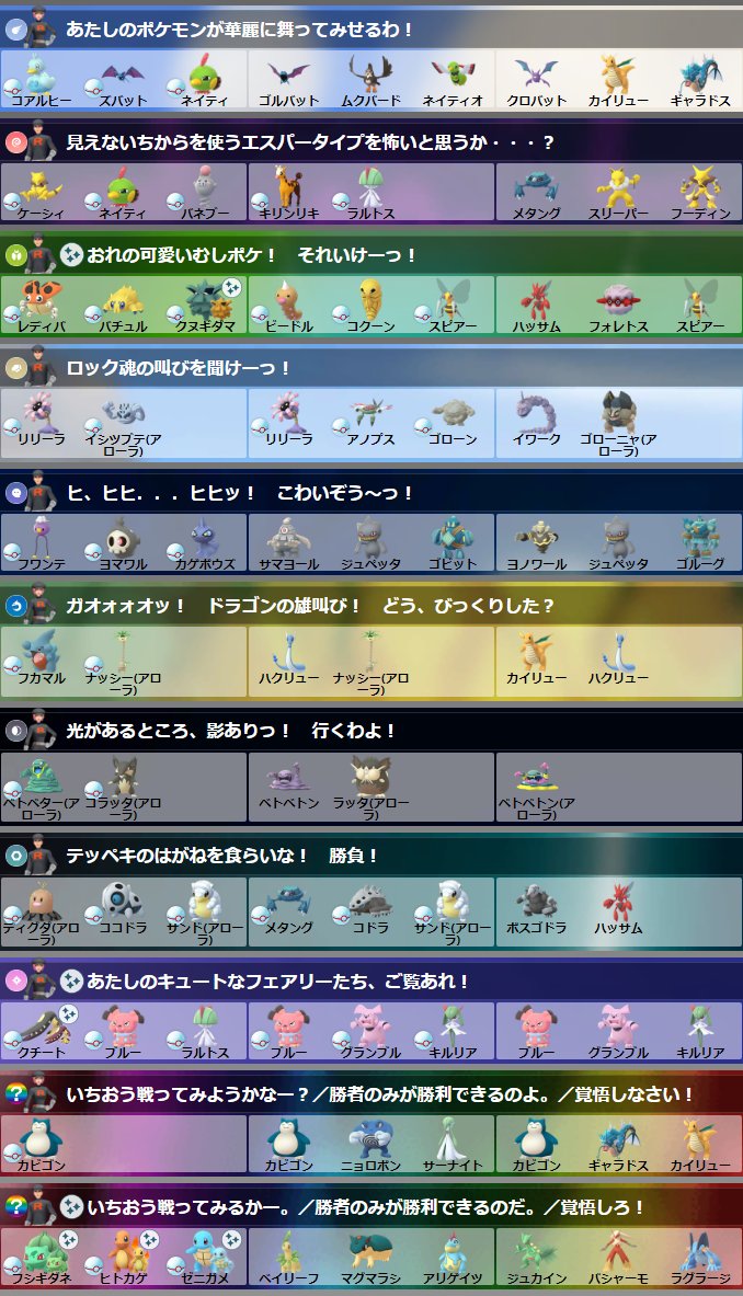 GOロケット団したっぱの使用ポケモンまとめ(6/21 10時版)👿

期間：6/21(水)0時～

・リーダーと一部のしたっぱは色違いシャドウの可能性あり
・追加、修正点教えてください🙇‍♀️

情報投稿ありがとうございます！
引き続き、調査ページへのご投稿をお願いします👇
▼pokemongo-get.com/rocketenq/
#ポケモンGO