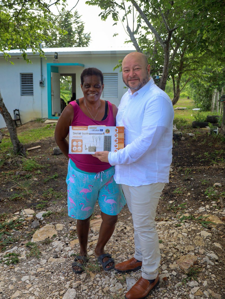 “Let there be light!”  Providing solar systems to some of our citizens who don’t have access to our national grid