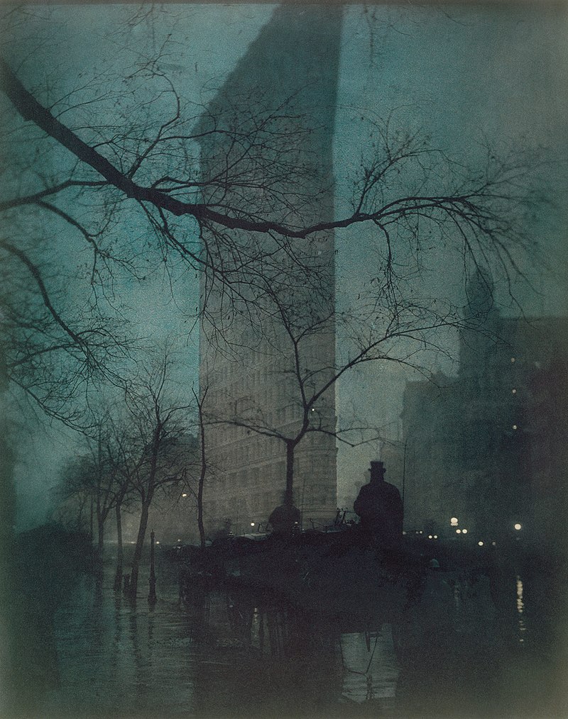 In the hands of a master photographer like Edward Steichen Pictorialism could be magnificent; consider his photo of the Flatiron from 1904.

But it makes sense that photography did not become fully recognised as an art form until Pictorialism was finally cast off.