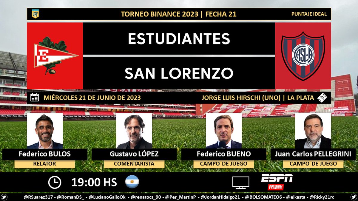 San Lorenzo de Almagro Res. vs Estudiantes de LP Foot Conseils de paris et  pronostics 2023-09-10