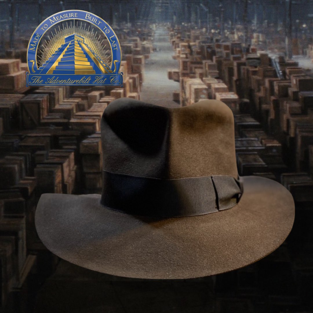 The #hat that started it all …. #IndianaJones #raidersofthelostark #fedora #adventurebilthats #Penmanhats