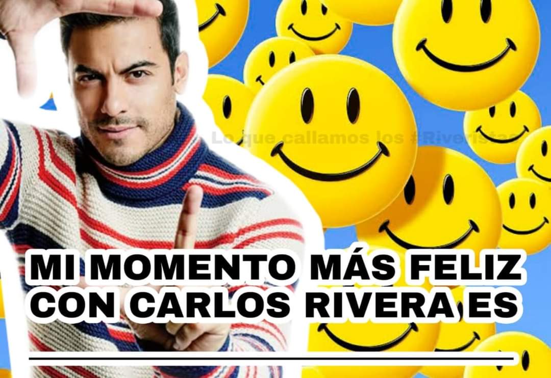 LQCLRiveristas's tweet photo. Hoy es #YellowDay es decir, el día más feliz del año.
Así que abrimos hilo con los momentos más felices que hayas tenido con @_CarlosRivera usa el hashtag #YellowDayCR y comparte con nosotros tus mejores fotos y vídeos. #CarlosRivera #Riveristas
Te leemos 💚✨⬇️ https://t.co/7FCQUsqJkh