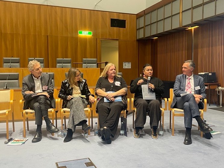 TheRACP's tweet photo. The first step to driving change is open and honest conversation. Thank you Professor Ngiare Brown for sharing your wisdom and expertise on our #RACPChildHealth panel, which is on now at #ParliamentHouse
#childhealth #paediatrics @FrankOberklaid https://t.co/ON82eVAdZg