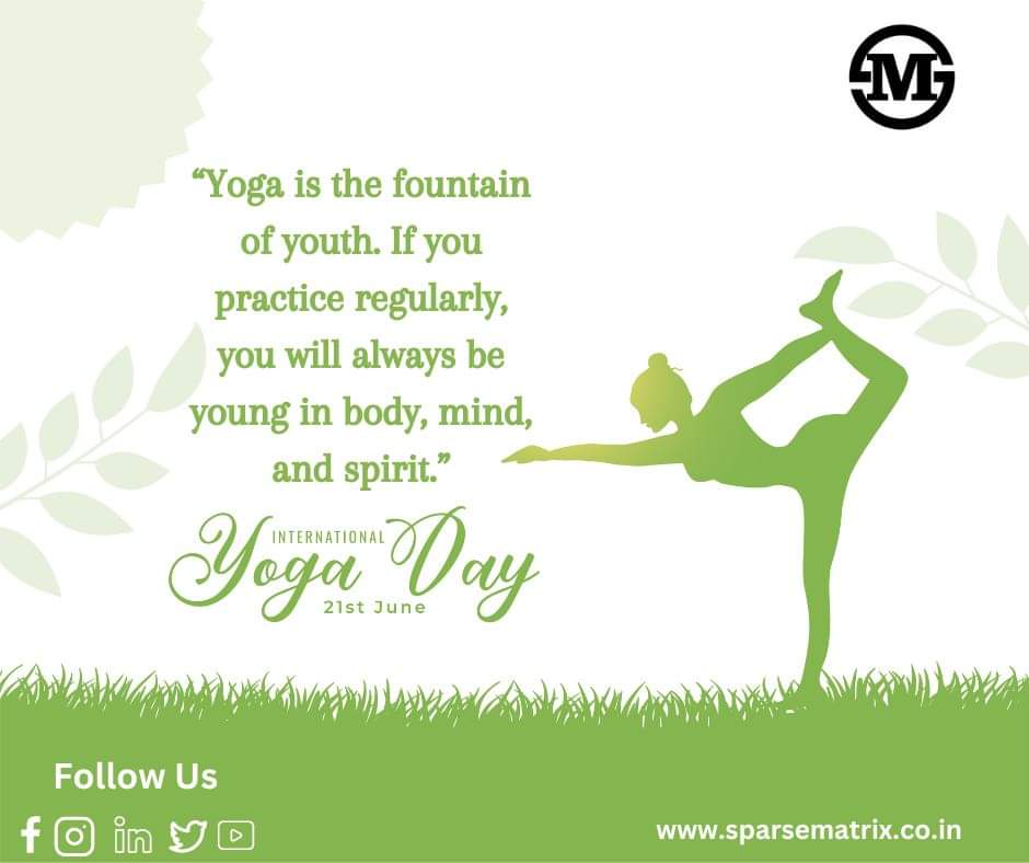 “Yoga is the fountain of youth. If you practice regularly, you will always be young in body, mind, and spirit.”
Happy International Yoga Day 2023
#yoga #yogaday #healthyyoga #yogaforall #yogaday2023 #yogaforlife #InternationalYogaDay #positivevibes #YogaForHumanity #yogalove