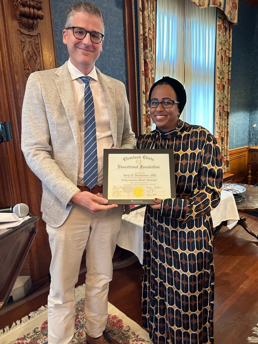 Florian Rieder (@ibd_flomd) on Twitter photo Congratulations to your graduation from #IBD fellowship <a href="/SuhaAbushamma/">Suha Abushamma, MD</a> & <a href="/KatieFalloonMD/">Katie Falloon</a>. Truly honored to have been part of your journey. You are amazing! <a href="/SaraElOualiMD/">Sara El Ouali MD</a> <a href="/MRegueiroMD/">Miguel Regueiro</a> <a href="/ScottRSteeleMD/">Scott R. Steele</a> <a href="/tinahamd/">Christina Ha MD</a> <a href="/DrsMeena/">Meena Bewtra</a> <a href="/Marylandibddoc/">Raymond Cross</a> <a href="/MLongMD/">Millie Long</a> <a href="/HorstIBDDoc/">Sara Horst MD, MPH, FACG</a> <a href="/DCharabaty/">Aline Charabaty, MD, FACG, AGAF</a> <a href="/tqaziMD/">Taha Qazi</a> Congratulations to your graduation from #IBD fellowship <a href="/SuhaAbushamma/">Suha Abushamma, MD</a> & <a href="/KatieFalloonMD/">Katie Falloon</a>. Truly honored to have been part of your journey. You are amazing! <a href="/SaraElOualiMD/">Sara El Ouali MD</a> <a href="/MRegueiroMD/">Miguel Regueiro</a> <a href="/ScottRSteeleMD/">Scott R. Steele</a> <a href="/tinahamd/">Christina Ha MD</a> <a href="/DrsMeena/">Meena Bewtra</a> <a href="/Marylandibddoc/">Raymond Cross</a> <a href="/MLongMD/">Millie Long</a> <a href="/HorstIBDDoc/">Sara Horst MD, MPH, FACG</a> <a href="/DCharabaty/">Aline Charabaty, MD, FACG, AGAF</a> <a href="/tqaziMD/">Taha Qazi</a>